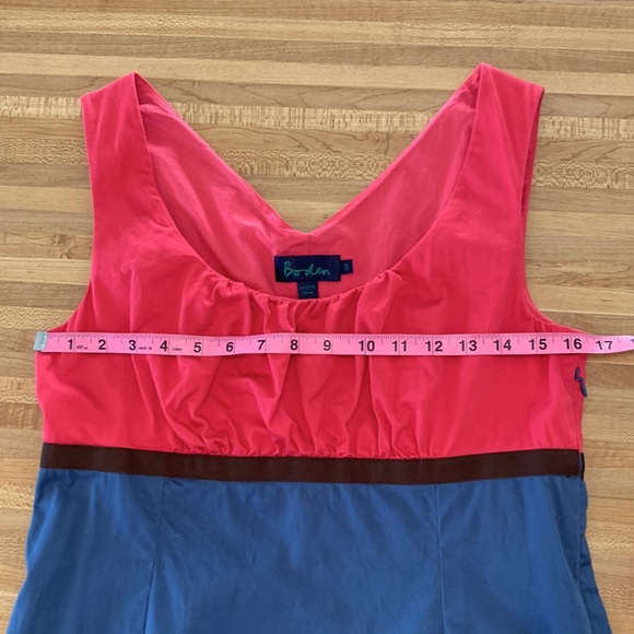 Boden Color Block Sheath Dress Size UK 14R=US 10R - Picture 8 of 10